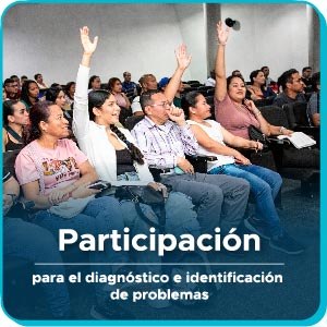 Participación para el diagnóstico e identificación de problemas