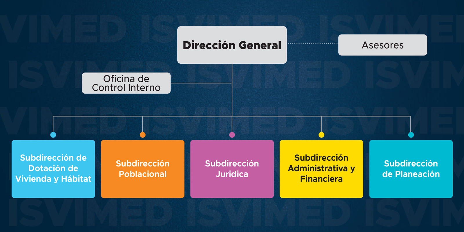 Organigrama institucional del ISVIMED 2026